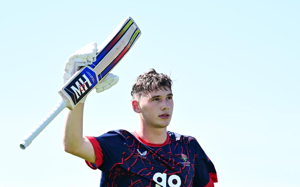 Andrew Flintoff’s Son Rocky Blasts Maiden Senior Century for Lancashire