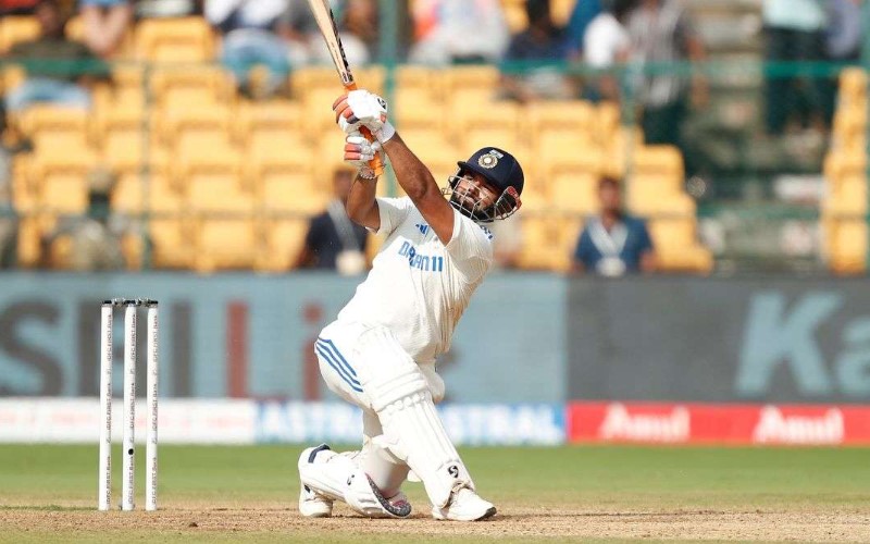 Watch: Injured Rishabh Pant Smashes Monster Six, Damages Solar Panel in Colombo